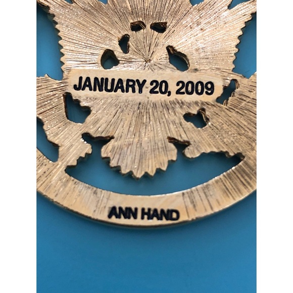 Rare Barack Obama Inaugural Pin - By Ann Hand - Picture 5 of 6